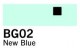 Copic Varios Ink-New Blue BG02